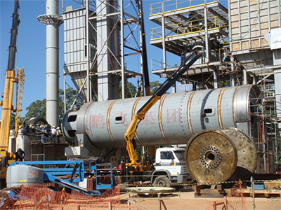 巴西Votorantim Porto Velho 水泥廠42145水泥磨機(jī)安裝現(xiàn)場